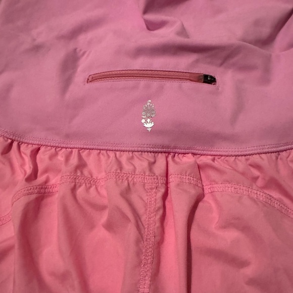 Free People Movement-Pink Righteous Runsie Cutout Criss Cross Workout Romper - Picture 8 of 9